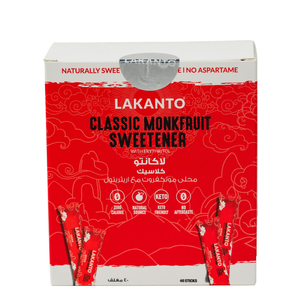 Classicm Monkfruit, Erythritol Sweetener - 40 Stick