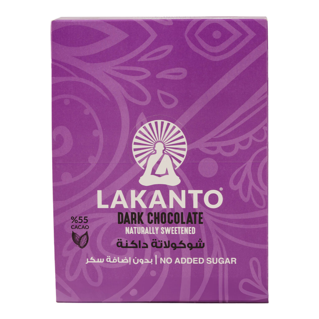 Dark chocolate 55% - sugar free - Pack of 16